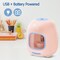 Deli Electric Pencil Sharpener,Suitable for No.2 Pencils Colored Pencils, USB & Battery Operated, Pink